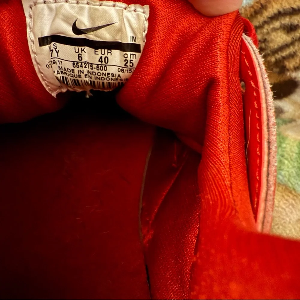 Nike Red Huarache Sneakers, Size 7. Used- Read Description!